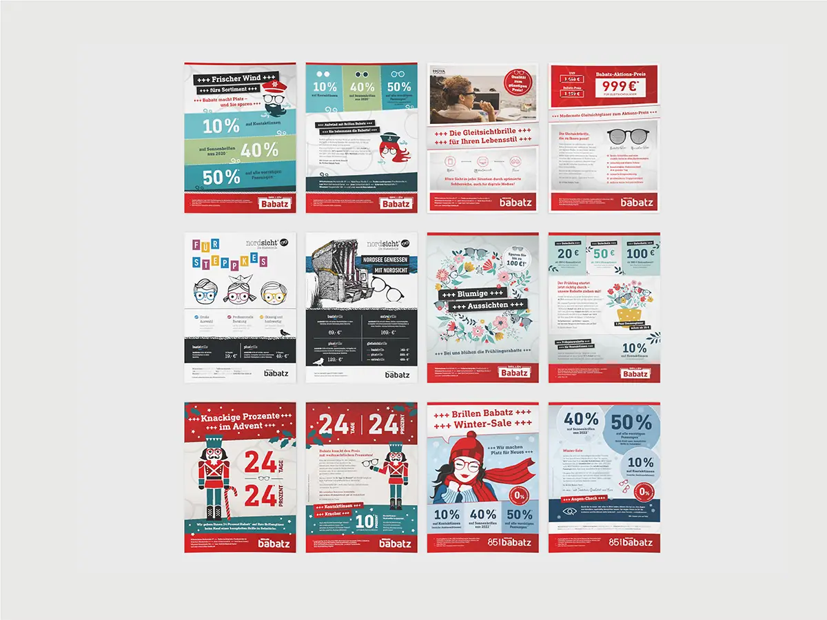 Brillen Babatz Printmotive