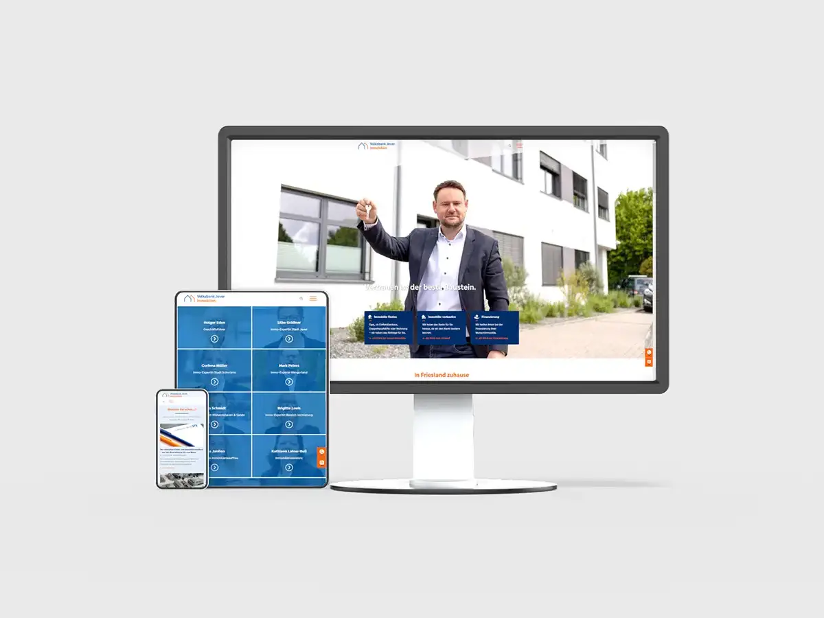 Volksbank Jever Immobilien: Webseite